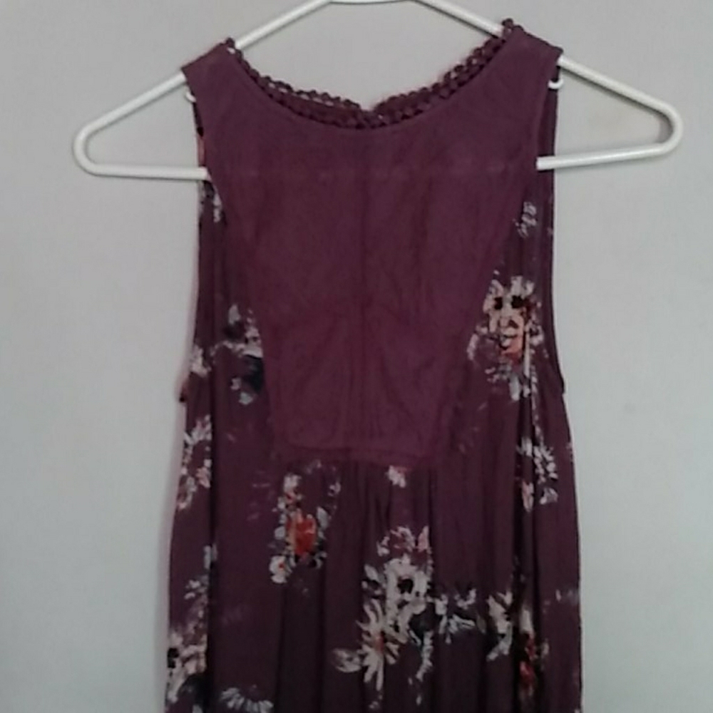 Retro Floral Tank Blouse